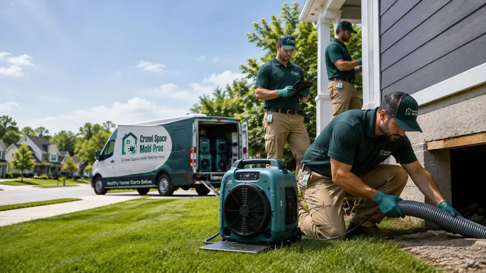 Crawl Space Mold Removal in Woodside, DE